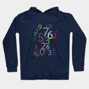 Numbers pattern Hoodie